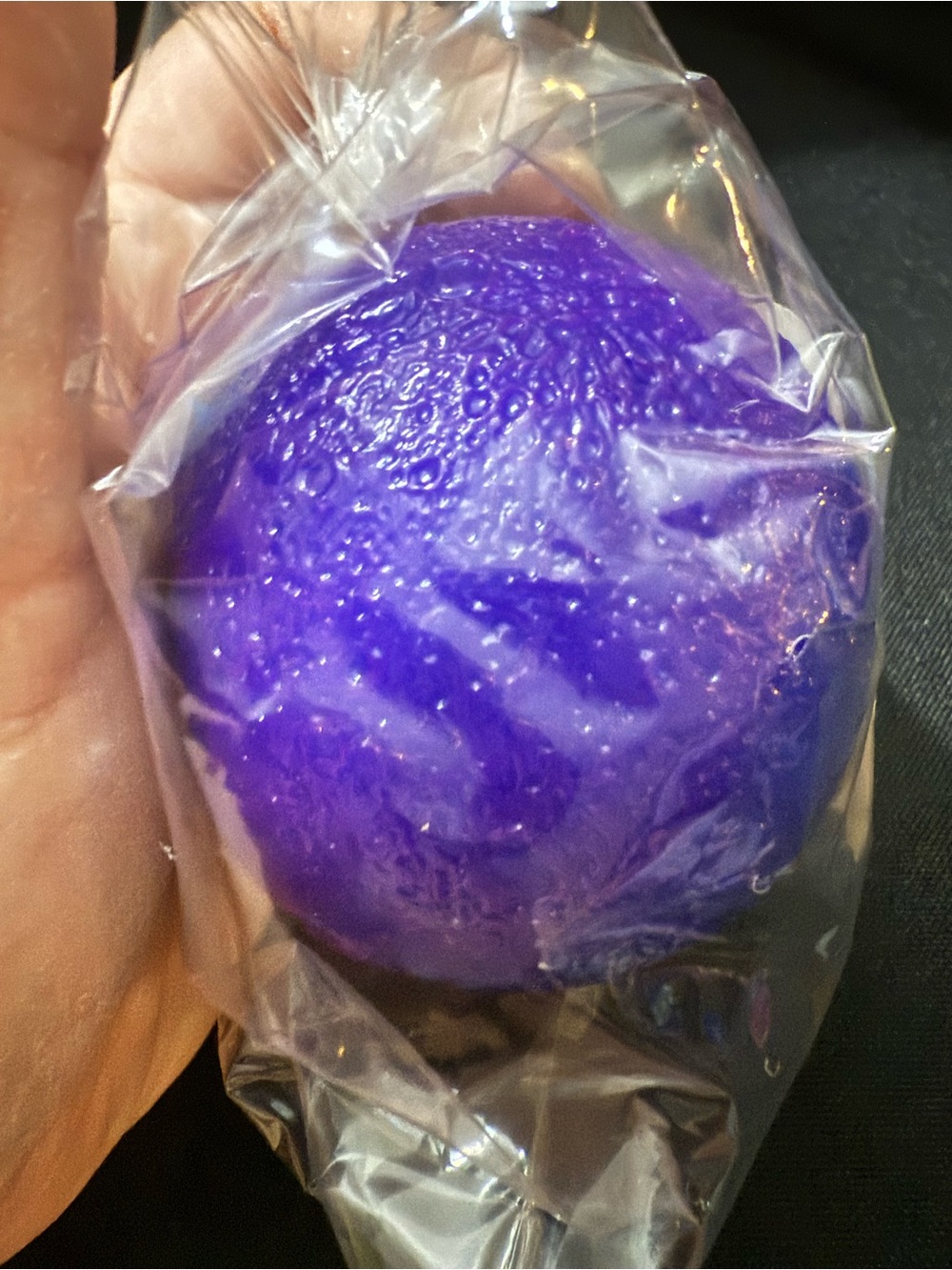 Purple Textured Stress Ball